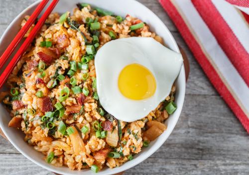 Golden Panda Bacon And Kimchi Fried Rice