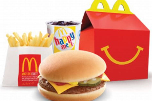 Nanaimo McDonald's Happy Meal Cheeseburger with Apple Slices