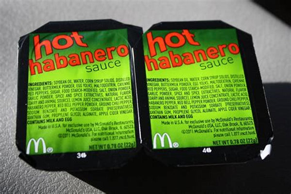Nanaimo McDonald's Spicy Habanero Sauce