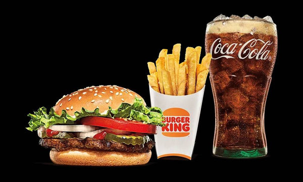 Hinton Burger King Whopper Jr. Medium combo