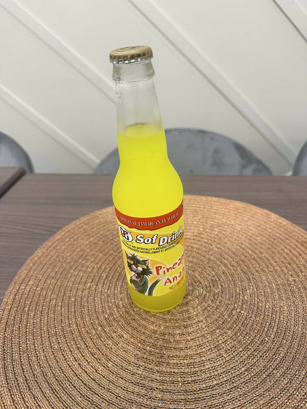 Pickering Big Jerk Spot Jamaican Soda Pineapple Flavour