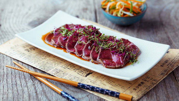 Nanaimo Nori Japanese Restaurant Triple A Beef Tataki SM