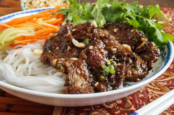 Pho Tasty Grilled Meat On Rice - Com Thjt Nuong