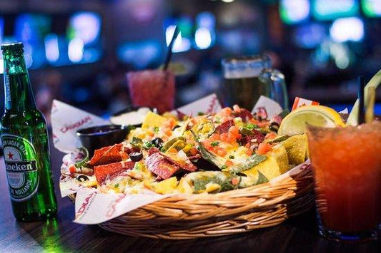 The Canadian Brewhouse Tri-Stacked Nachos