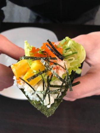 Oshawa Midami Sushi CRAB SALAD HAND ROLL