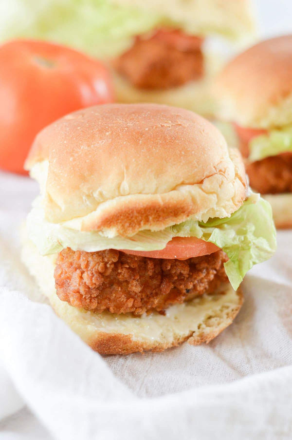 The Canadian Brewhouse Crispy Chicken Sliders