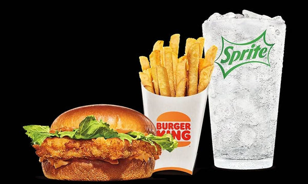 Hinton Burger King Spicy Big Fish medium combo