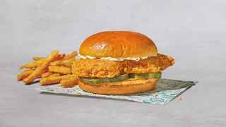 Popeyes Louisiana Kitchen Cajun Flounder Sandwich