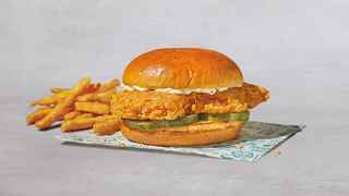 Oshawa Popeyes Louisiana Kitchen Cajun Flounder Sandwich