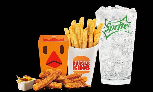 Hinton Burger King Chicken Fries medium combo