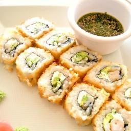 Oshawa Midami Sushi SPICY CRAB SALAD HAND ROLL