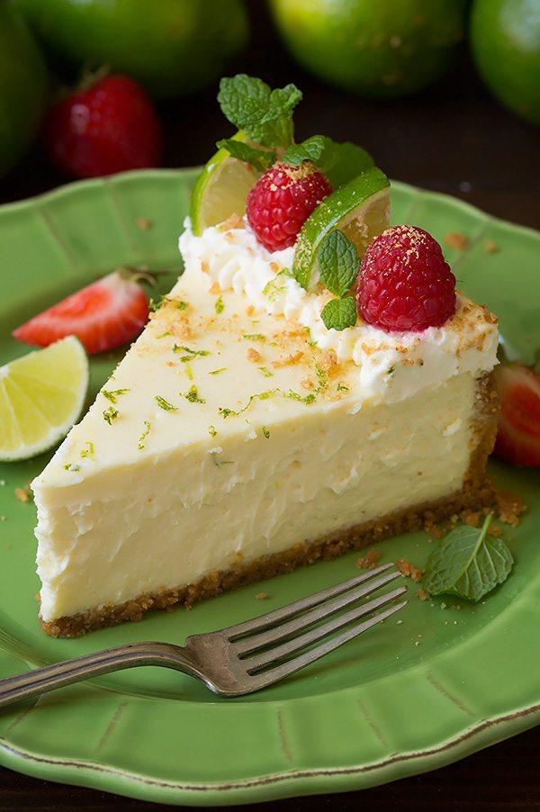 Monty's Pizza & Steakhouse Key Lime Cheesecake
