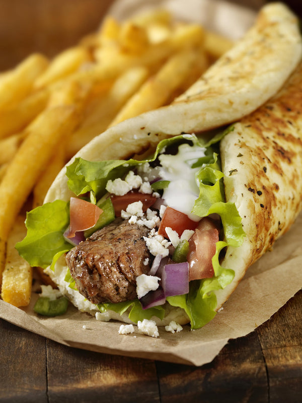 Oshawa Tybah's Kebab Lamb Skewer Sandwich