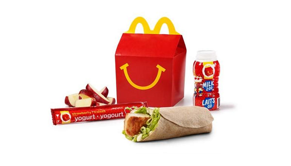 McDonald's Happy Meal Grilled Chicken Snack Wrap with Apple Slices