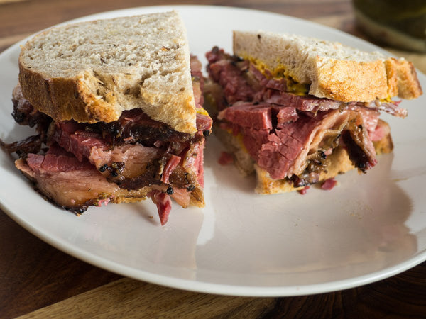 Oshawa Arby's Montreal Smoked Meat Reuben Sandwich