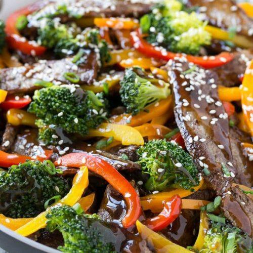 Monty's Pizza & Steakhouse Stir Fry Beef Teriyaki