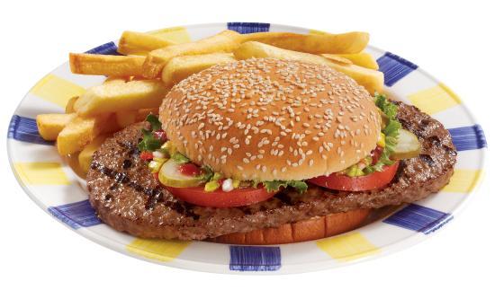 Oshawa Wimpy's Diner Wimpy's Famous Hamburger Combo (10 Oz)