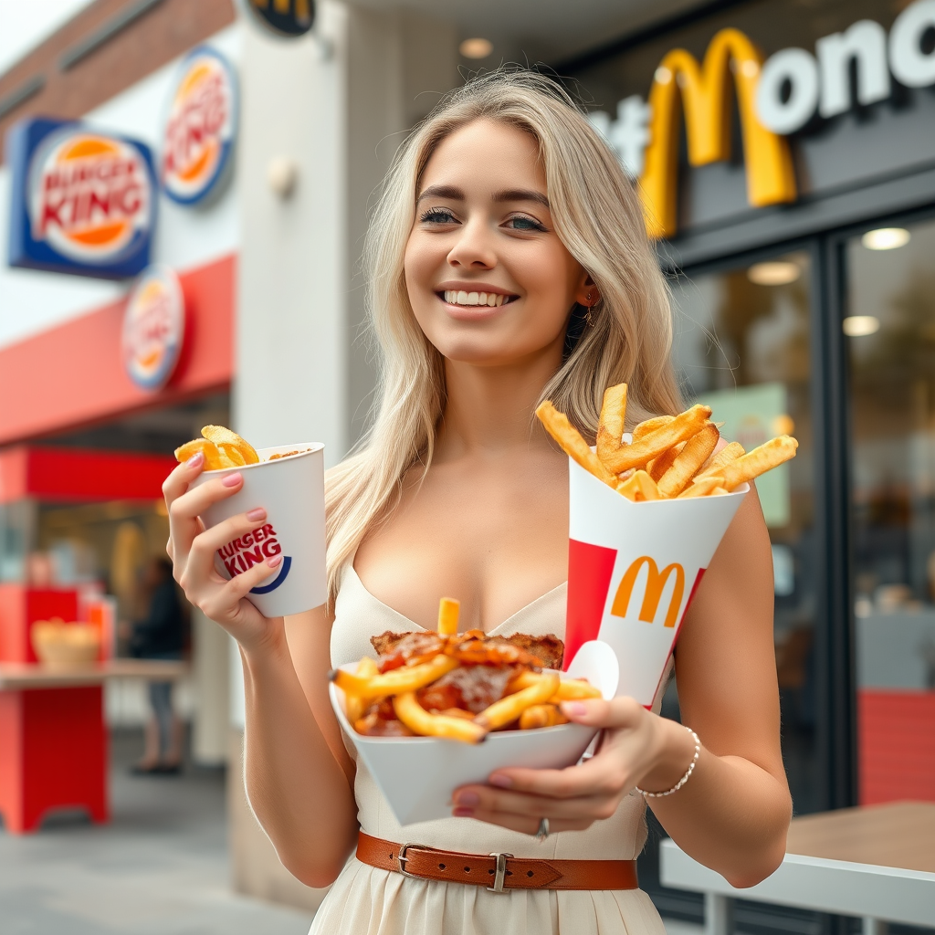 “Battle of the Fast Food Giants: Burger King’s BBQ Bacon King Combo vs McDonald’s Poutine – A Taste Buds Showdown!”